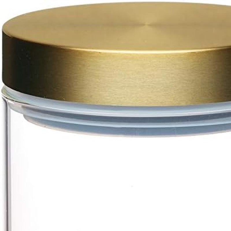 MasterClass lufttæt glas til opbevaringskrukke med messinglåg, 700 ml (1,25 pts) Madopbevaringsbokse Naty Shop