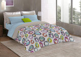 Fantasy T-Fa-Hypnotic-1P Vinterdyne, Mikrofiber, Hypnotisk, 170X260Cm Dyner og dyner Naty Shop Cerchi Astratti 260X260 Cm