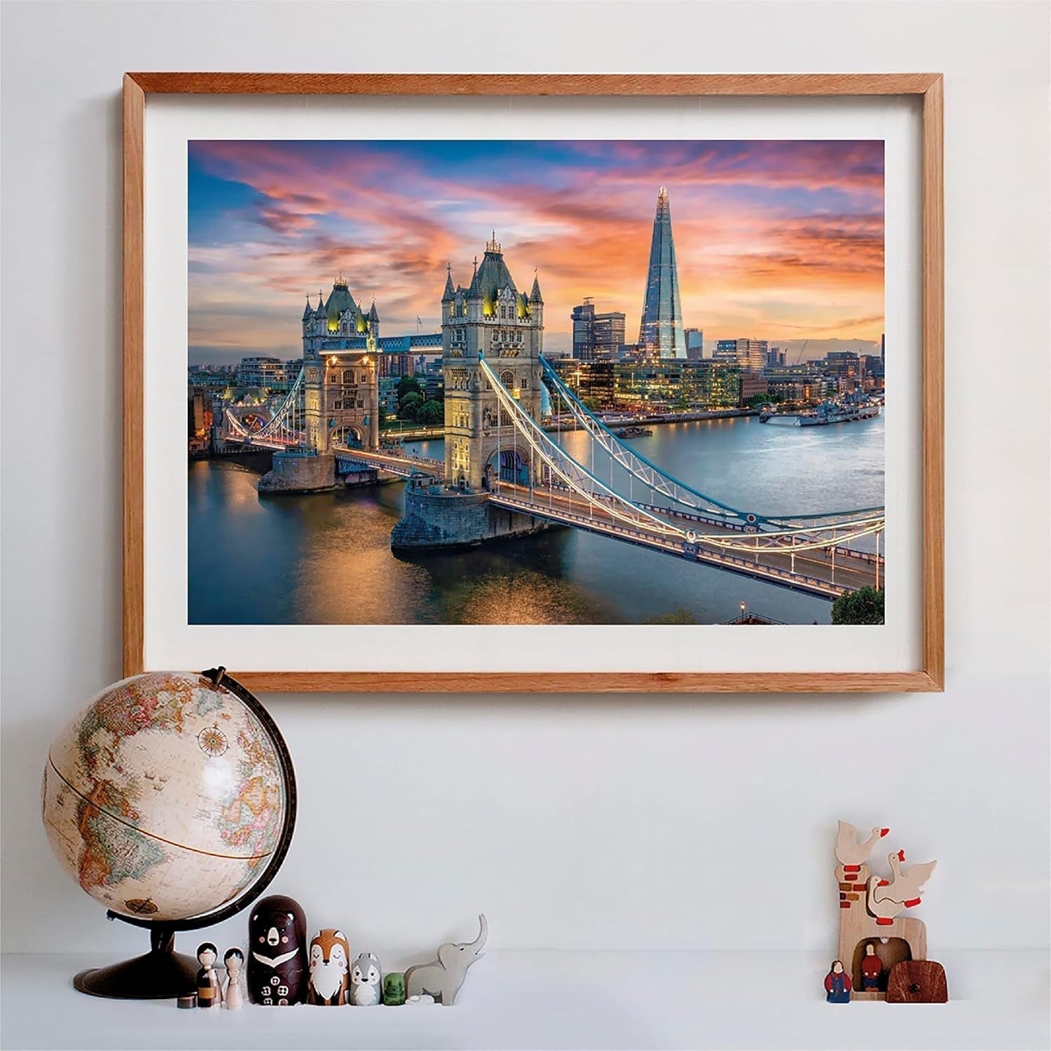 Clementoni - 31694 Collection - London Twilight, puslespil 1500 brikker til voksne og børn 10 år, færdighedsspil for hele familien Puslespil Naty Shop