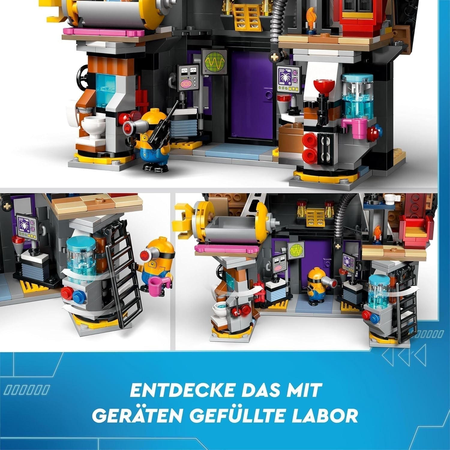 LEGO I - Simply Incorrigible 4 Gru's and Minions' Family Villa I - Simply Incorrigible 4 Filmlegesæt Legetøjsgave til drenge og piger fra 8 år og opefter 75583 Byggesæt Beuche den LEGO-Store