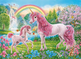 Ravensburger puslespil til børn - 13698 Magical Unicorns - Unicorn puslespil for børn fra 6 år og opefter, Med 100 brikker i XXL-format, Inkluderer farvehæfte Puzzle Naty Shop