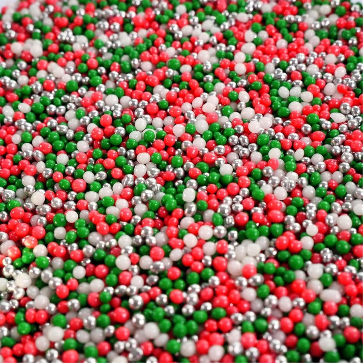 Sprinkle Hero Nonpareille Twinkle Christmas, 40 gram Sprinkles Naty Shop 40 gram