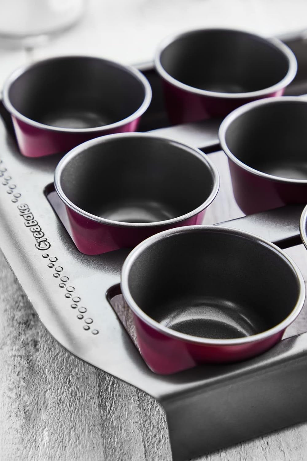 Tefal Creabake J3040104 Kuchenform, 9 Mulden, Antihaftbeschichtung, Austauschbar, Perfektes Backen, Kreative Und Leckere Rezepte, Nicht Compaible Mit Cake Factory, Creabake Forme og bageplader Naty Shop