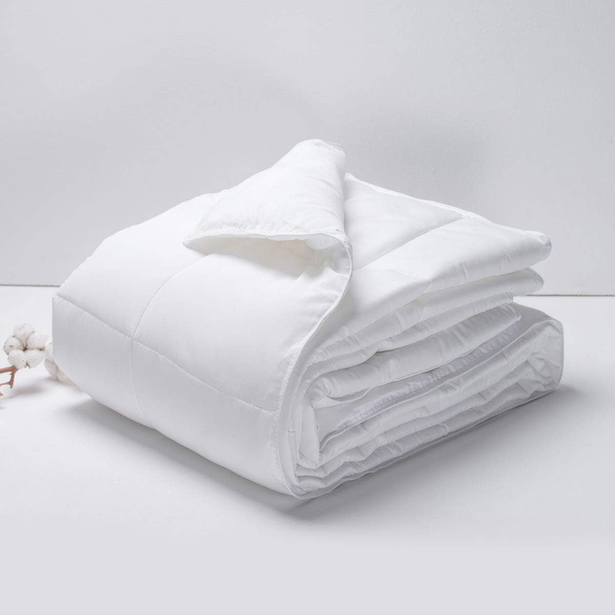 Sancarlos LIS nordisk fyld, mikrofiber 100% mikrofiber, hvid, CAMA DE 90, 150X220 Cm Dyner og dyner Naty Shop