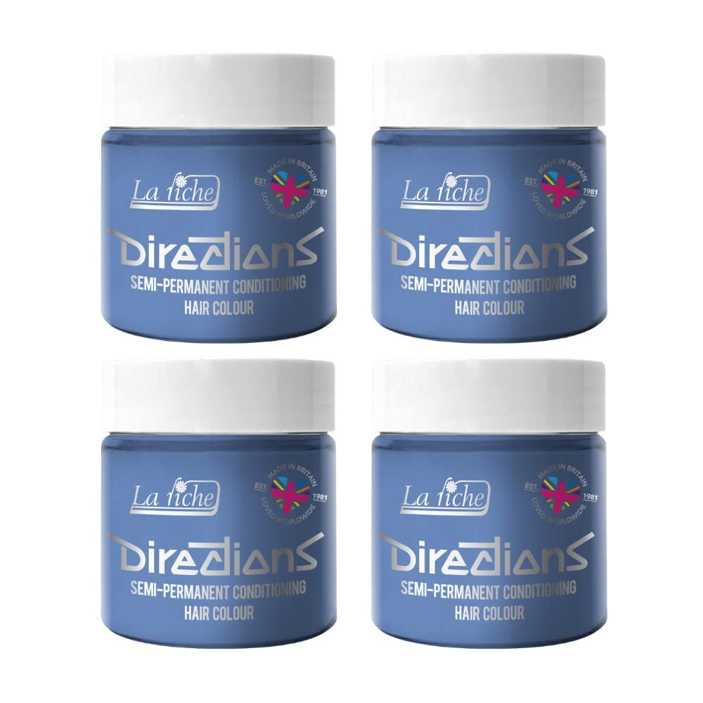 Vejledning semi-permanent hårfarve 100 ml æske 4 pakke (Pillarbox Red) Naty Shop Silver hårfarve 100 Ml (pakke med 4)