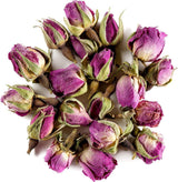 100g premium spiselige rosenknopper - tørret Atlas rosenbladsinfusion - sød og blomstret smag og aroma - 100% naturlig, ren og uden tilsætningsstoffer | Tazarin Ltd