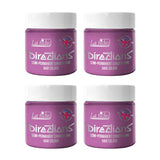 Vejledning semi-permanent hårfarve 100 ml æske 4 pakke (Pillarbox Red) Hårfarve Naty Shop Lavendel 100 Ml (pakke med 4)