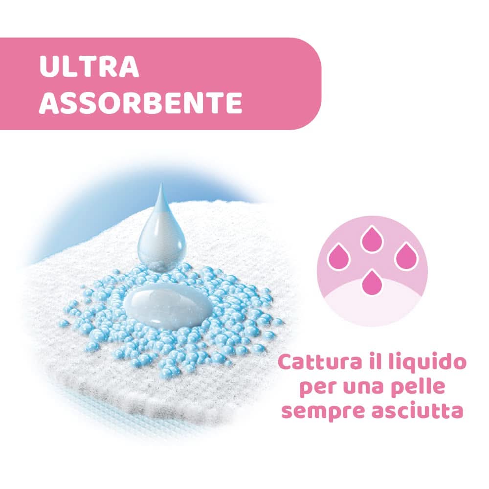 Chicco Acterielle Natural Feeling ammeindlæg, 30 stk. Mad og ammetilbehør Bebe Naty Shop