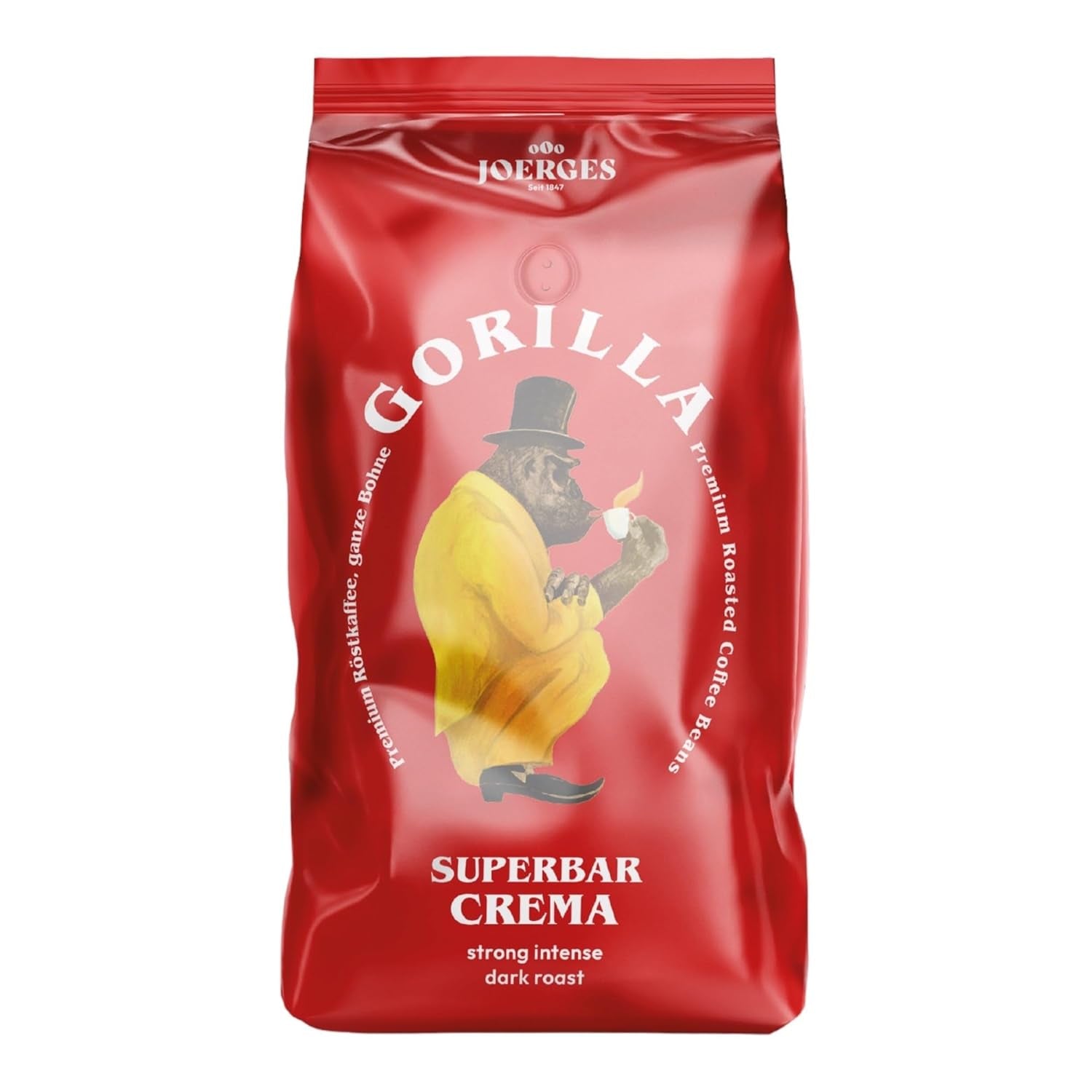 Gorilla Espresso Super Bar Cream 12 x 1 kg, kaffebønner