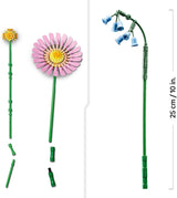 LEGO Botanicals Lille sommerbuket - Byggesæt med kunstige blomster - Inkl. blåklokker, ranunkler, tulipaner - Gaveidé til kvinder, mødre og mænd - 10347 Byggesæt Besuche den LEGO-Store