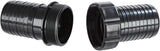 Slangetilslutning Oase 2", sort - lavet af PVC-materiale, til tilslutning af slanger på 2", diameter 50 cm
