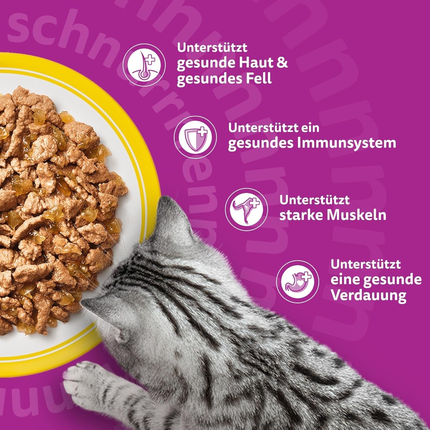 WHISKAS Vådfoder til katte i gelé 120 x 85g Udvalg af fjerkræ