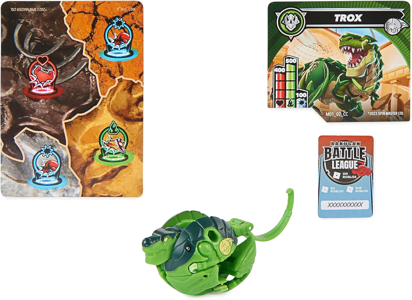 Bakugan 3.0 Core Ball 1-Pack, tilpasselig actionfigur med samlertegnkort, forskellige varianter, for 6+ actionfigurer Naty Shop