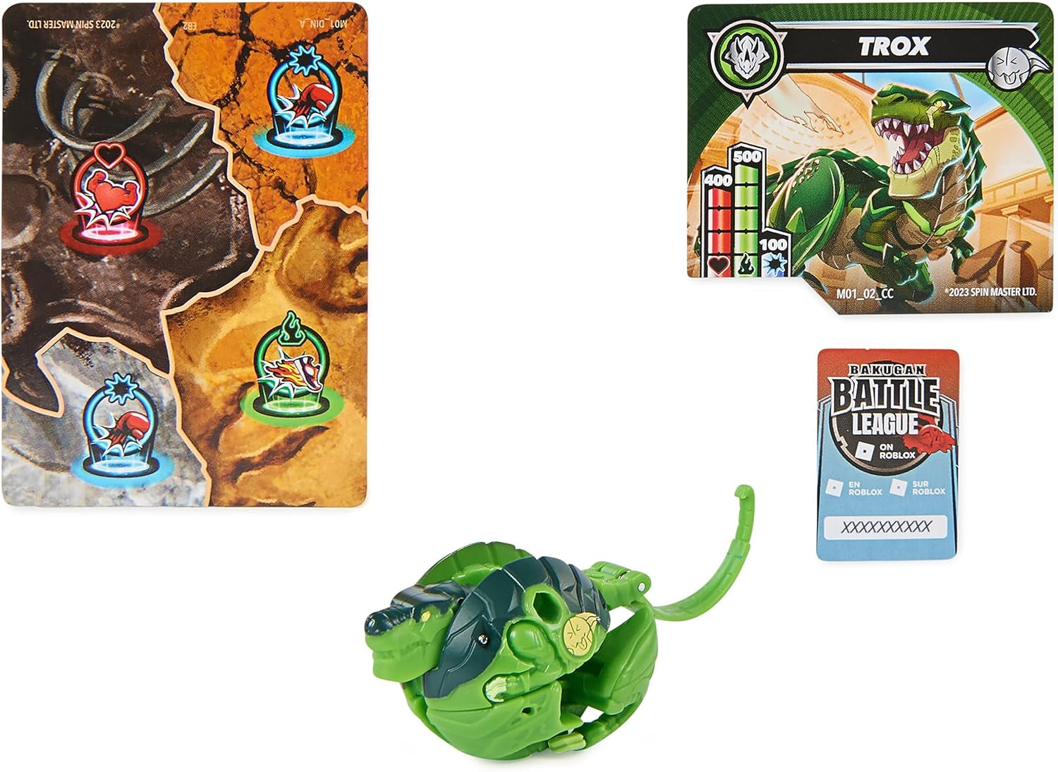 Bakugan 3.0 Core Ball 1-Pack, tilpasselig actionfigur med samlertegnkort, forskellige varianter, for 6+ actionfigurer Naty Shop