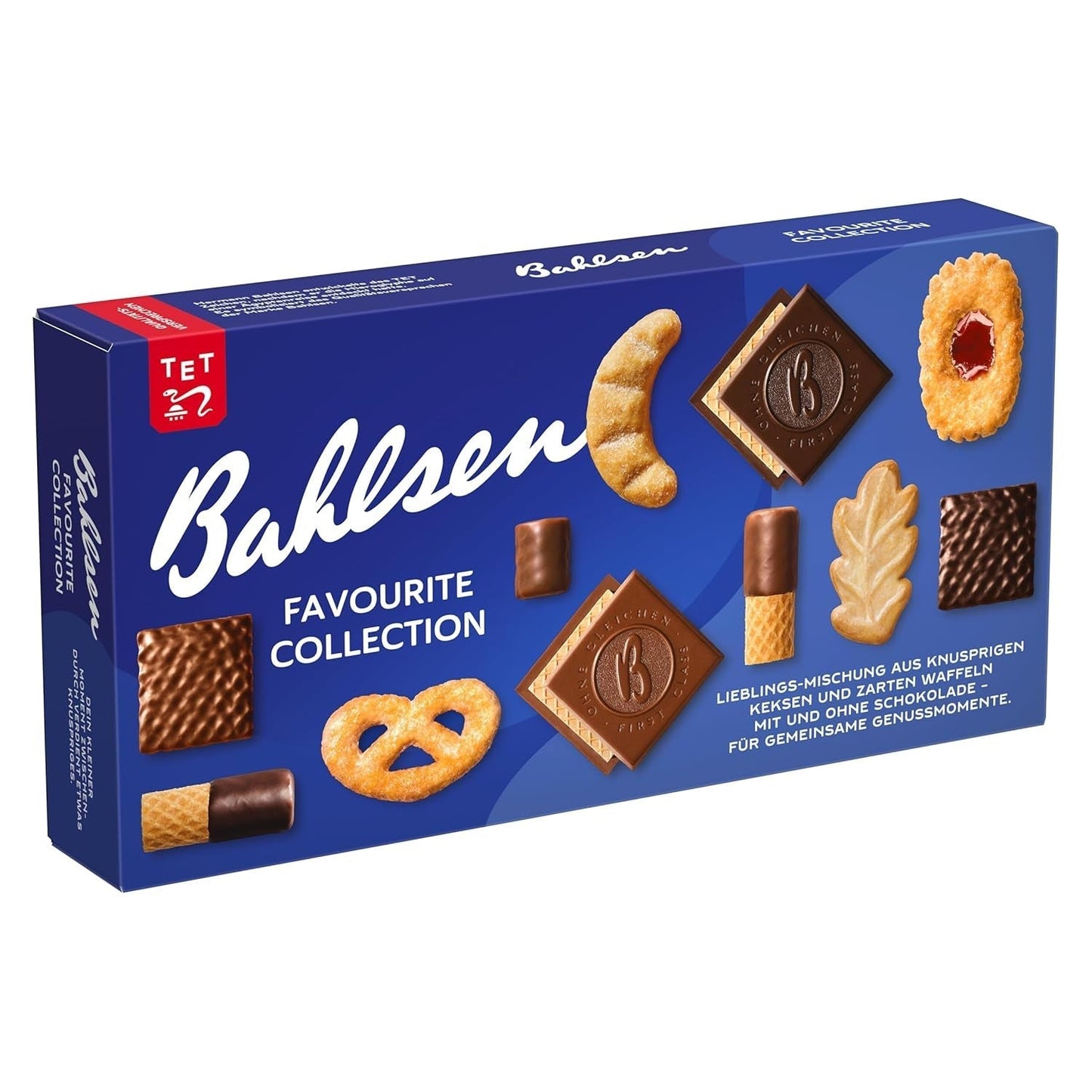 Bahlsen Favorite Collection S Pakke med 6 Crunchy Biscuits & Wafer Mix mørk chokolademælk (6 x 161g / 966g)