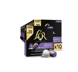 L'OR Espresso Koffiekopper Lungo Profondo (200 Lungo Koffie Kapsler, Gesicht voor Nespresso* Koffiemaskiner, Intensitet 08/12, 100% Arabica Koffie, UTZ Gecertificeerd), 10 x 20 kopper