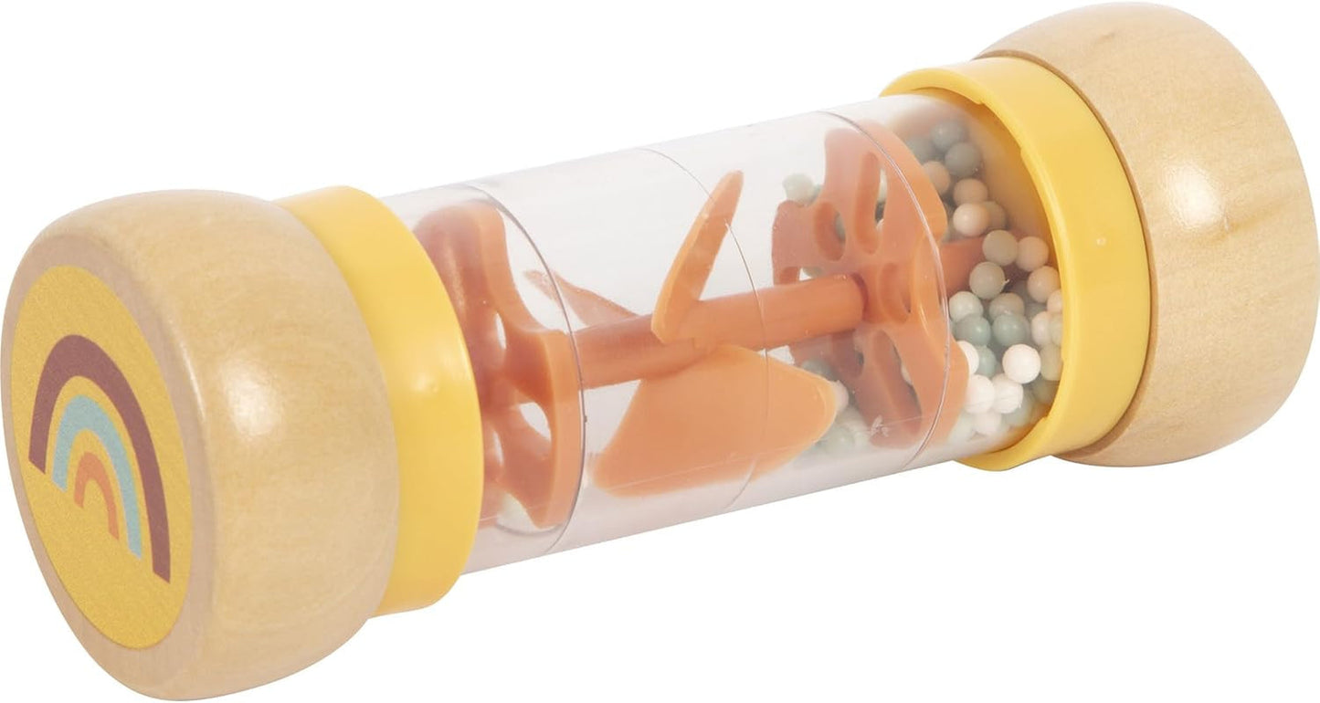 Small Foot rainmaker rangle "Safari", fascinerende sanselegetøj i træ, til børn fra 6 måneder, 12458 Baby Toys Naty Shop