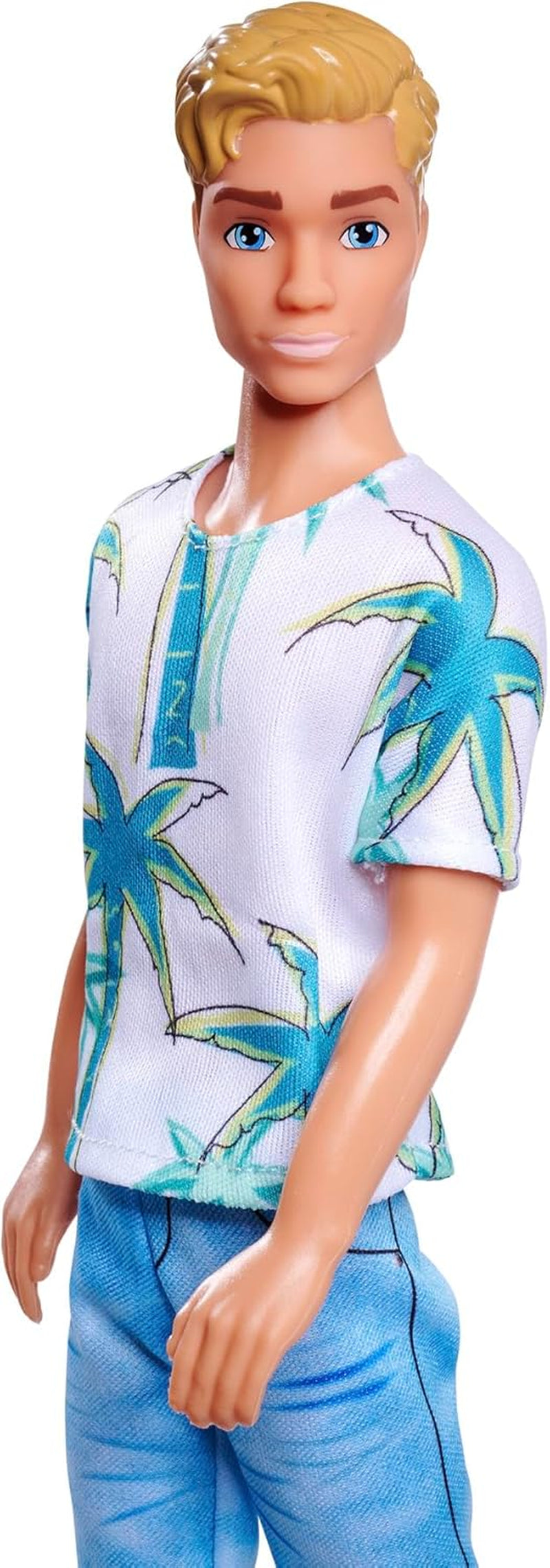 SIMBA 105733729 Steffi Love Kevin Legedukke bærer top med palmeprint og seje jeans inklusive solbriller 30 cm 3 år gamle Naty Shop-dukker