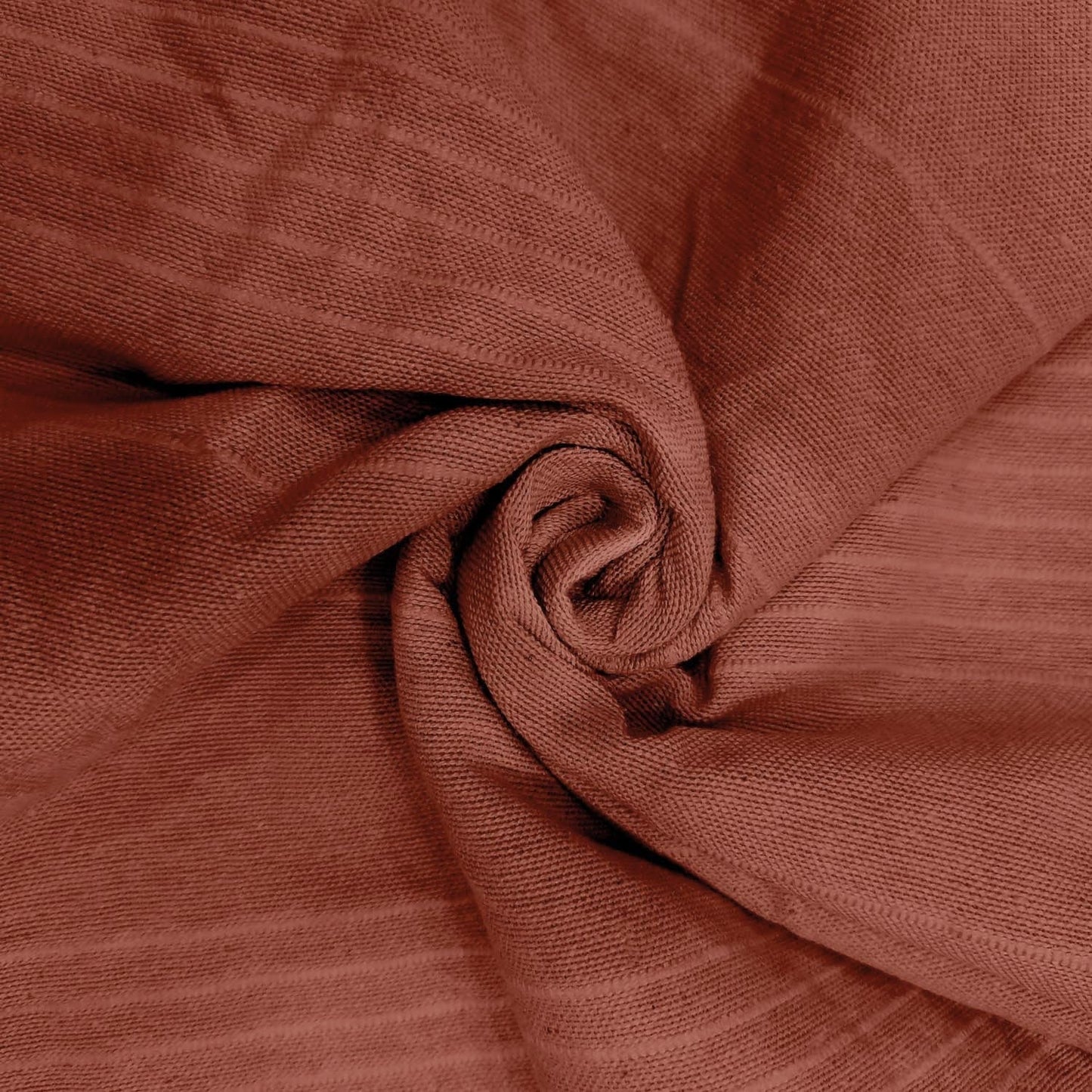 Soleil D'Ocre, Adele, sengetæppe, sofakast, bomuld, murstensrød, 220 X 240 Cm Senge og tæpper Besuche den Soleil d'ocre-Store