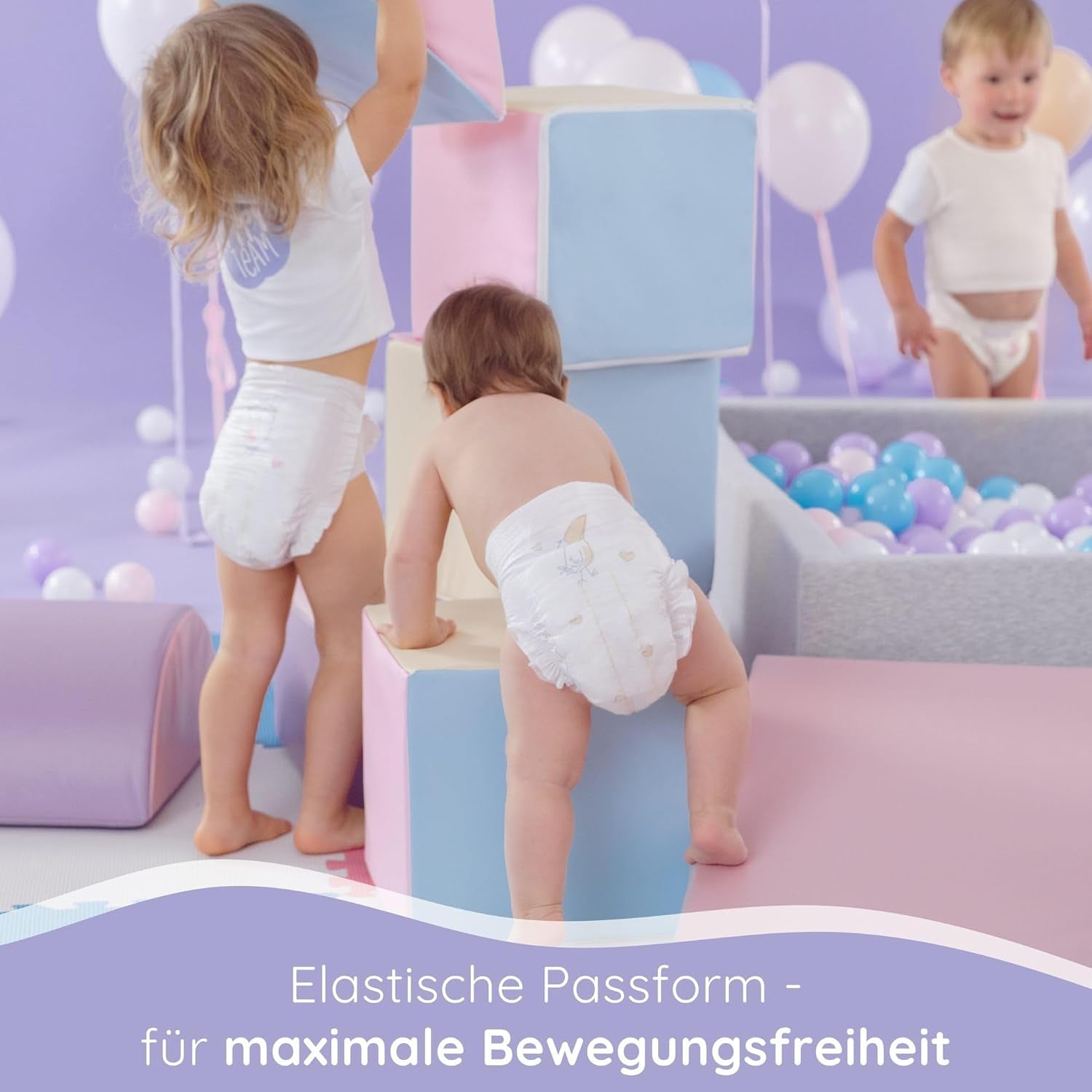 Bella Baby Happy Premium bleer, str. 6, Junior Extra, 15+ kg, 96 styk, DERMATEST og OEKO-TEX Seal, engangs babybleer
