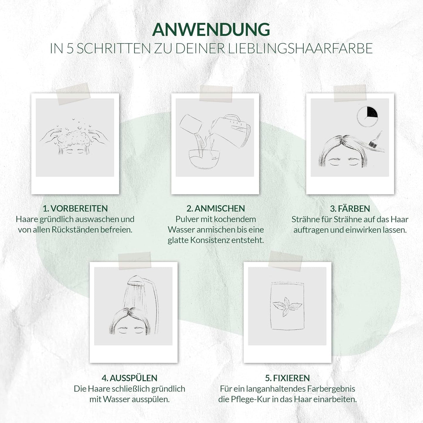 LOGONA Natural Cosmetics Urte nærende hårfarve, økologisk henna pulver vegansk hårfarve for intens farve og glans, urte hårfarve i kobberblond (blond), 1 x 100 g Naty Shop hårfarve