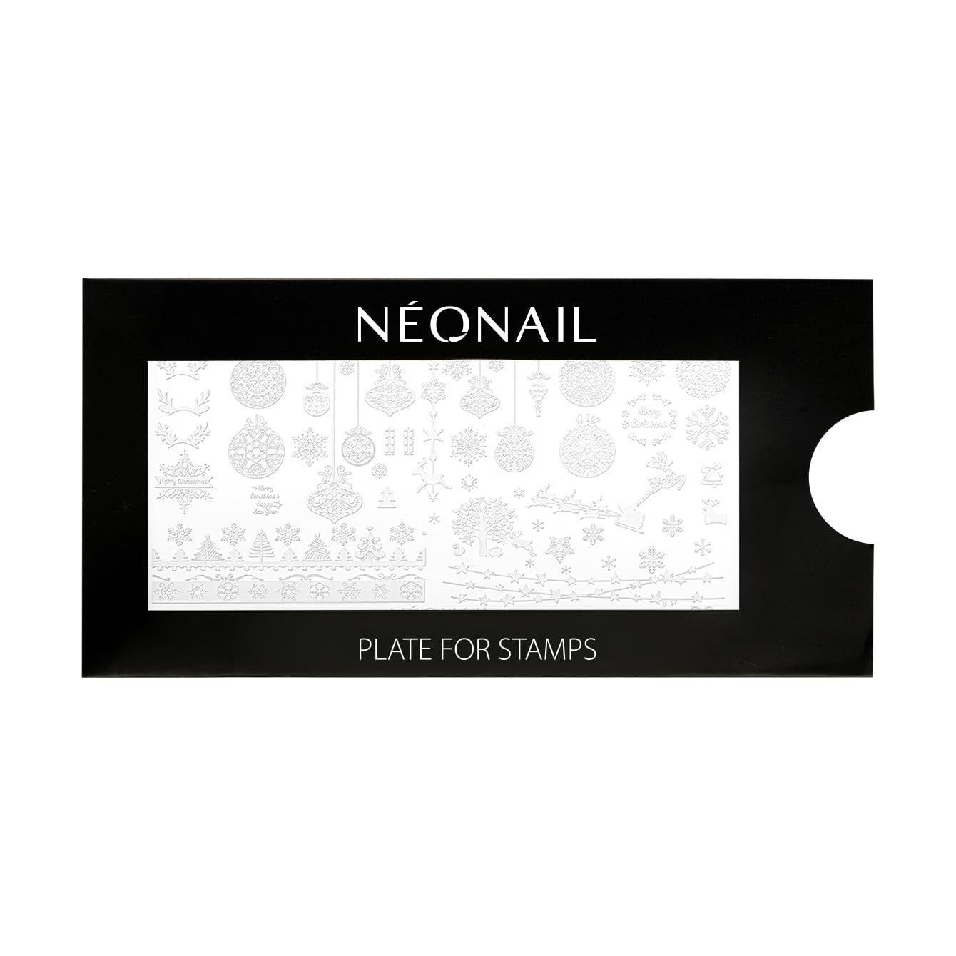 NÉONAIL Nagel Stempel Mit Schaber - Nägel Selber Machen - Nail Art Stempel - Nageldesign Für Nagel Schablone - French Nails Stempel - Silikon Nagelstempel