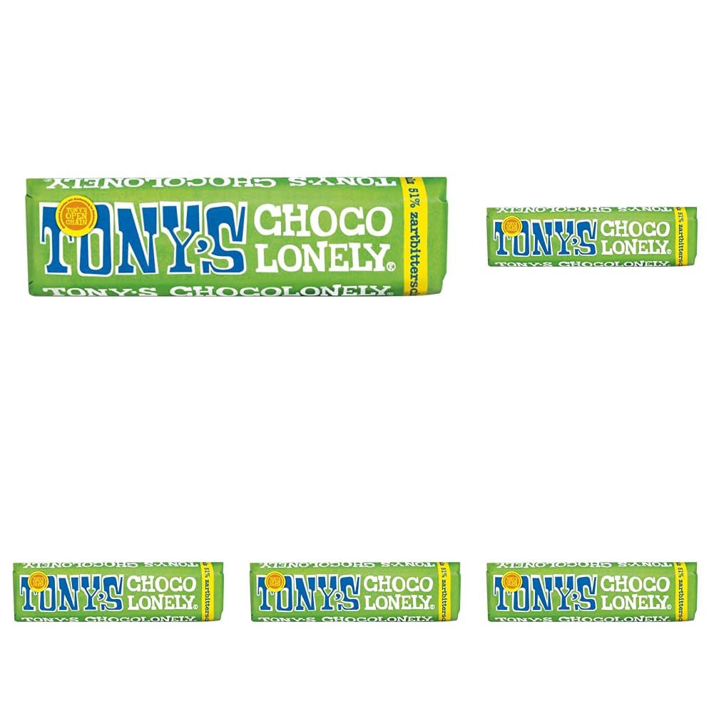 Tony's Chocolonely, mælkechokolade med karamel og havsalt 47g