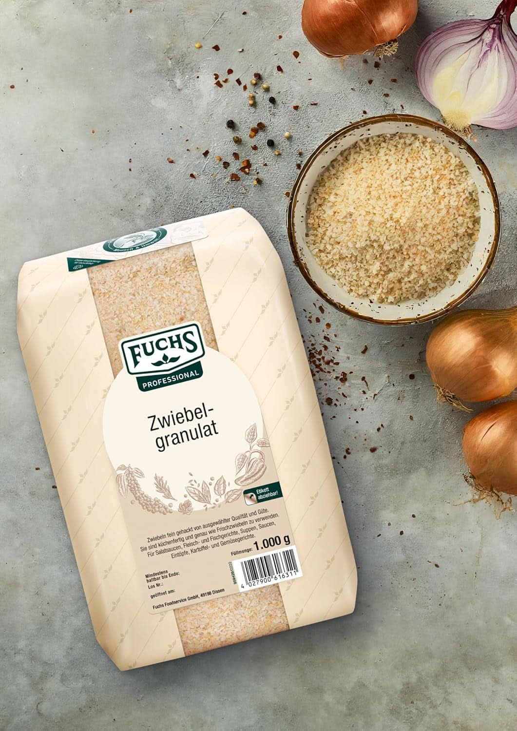 Fuchs Professionel løggranulat, 1 Kg Krydderier Naty Shop