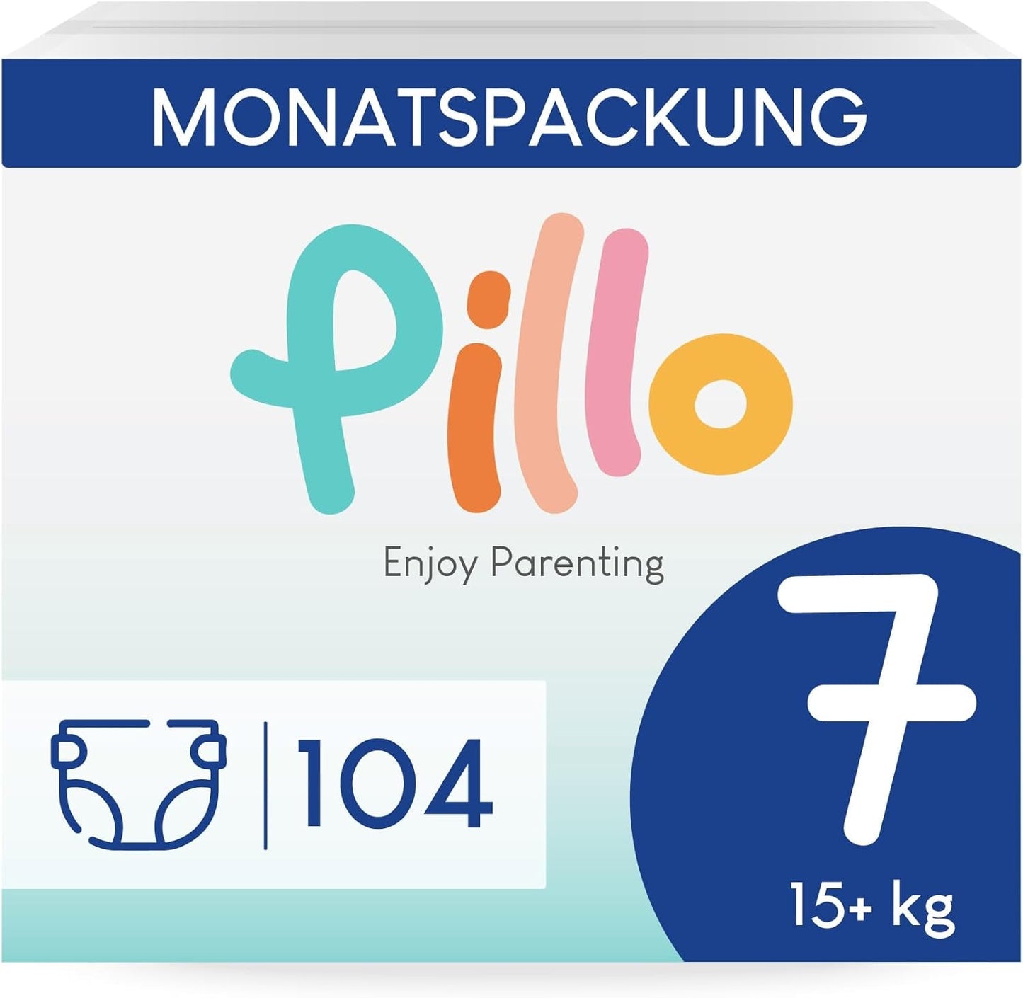 Bleer Pillo 3 - Æske med 168 bleer, 6 pakker med 28 bleer hver, str. 3 - Midi (6-10 kg) - Bleer til babyer