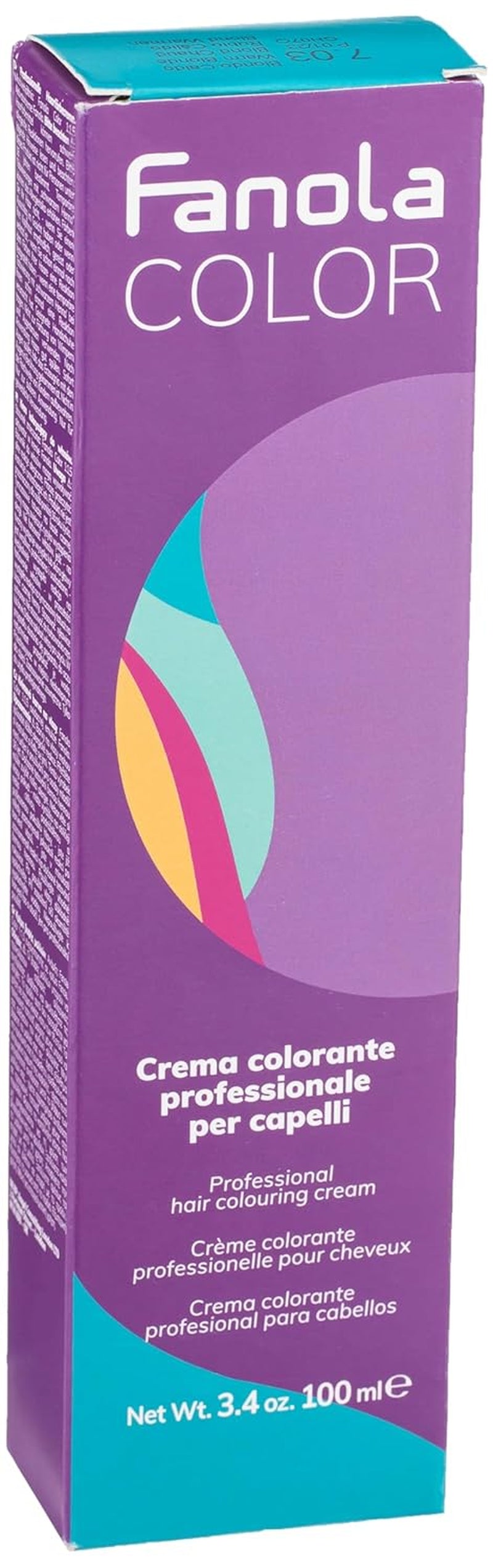Fanola crema colore Farvecreme 7.0 Blond, 100 ml Hårfarve Naty Shop 7.03 Varm blond