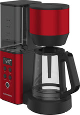 Digital espressomaskine med filter GRUNDIG KM8440, rød, 1000 W, 1,25 liter