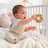 HABA 306692 - Fangelegetøj med kuglehjul, Fangstlegetøj fra 6 måneder, Fremstillet i Tyskland, Farverigt Bebe Toys Naty Shop