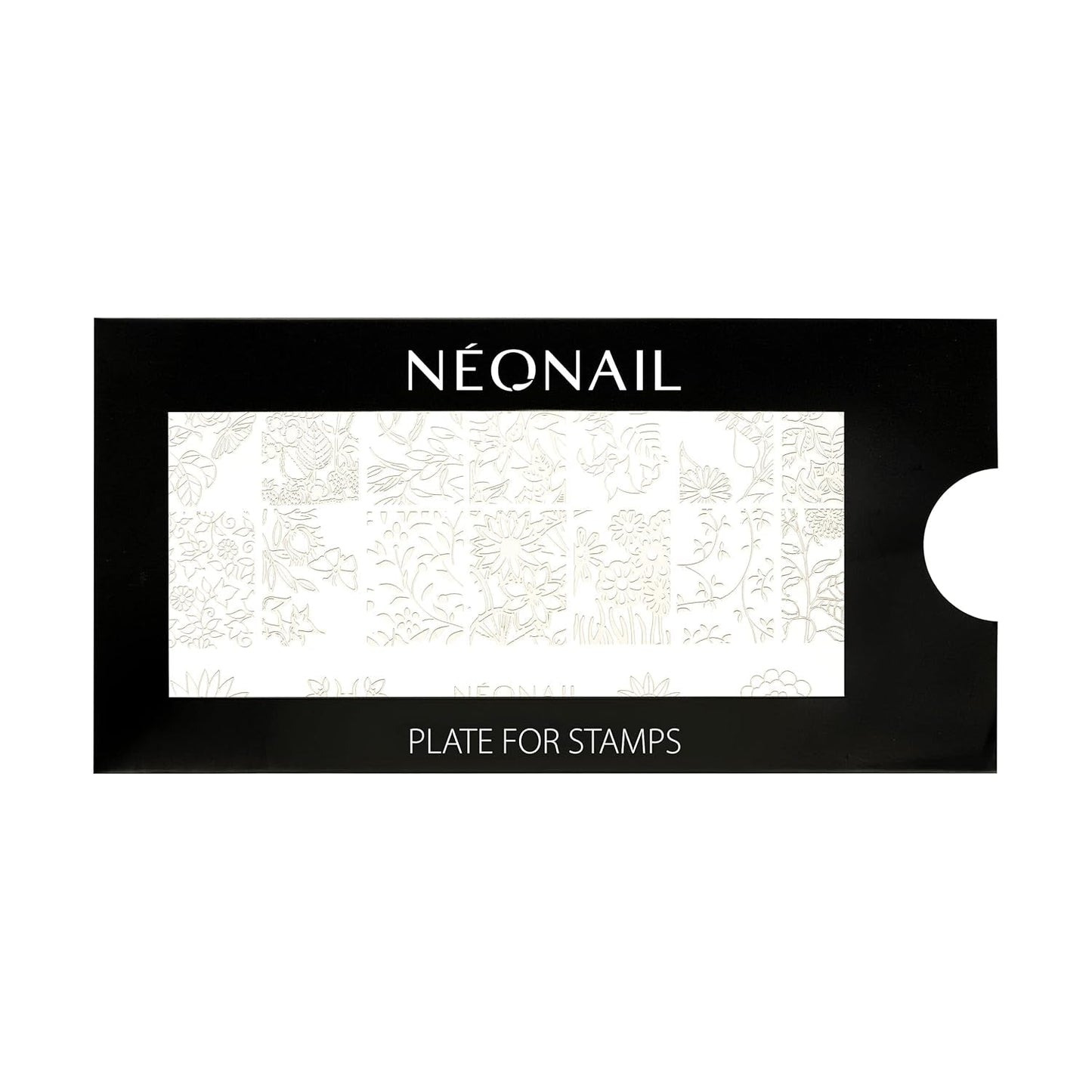 NÉONAIL Nagel Stempel Mit Schaber - Nägel Selber Machen - Nail Art Stempel - Nageldesign Für Nagel Schablone - French Nails Stempel - Silikon Nagelstempel