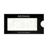 NÉONAIL Nagel Stempel Mit Schaber - Nägel Selber Machen - Nail Art Stempel - Nageldesign Für Nagel Schablone - French Nails Stempel - Silikon Nagelstempel