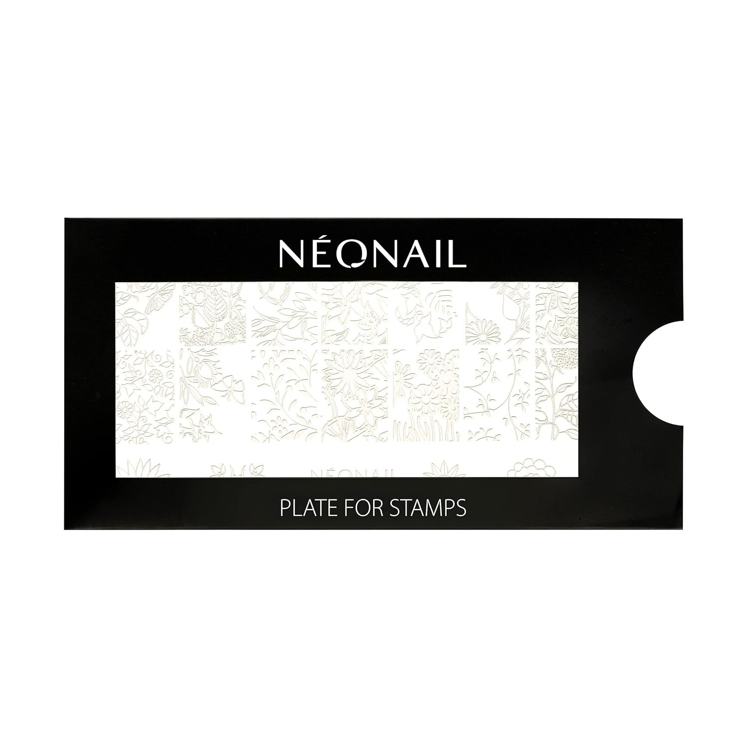 NÉONAIL Nagel Stempel Mit Schaber - Nägel Selber Machen - Nail Art Stempel - Nageldesign Für Nagel Schablone - French Nails Stempel - Silikon Nagelstempel