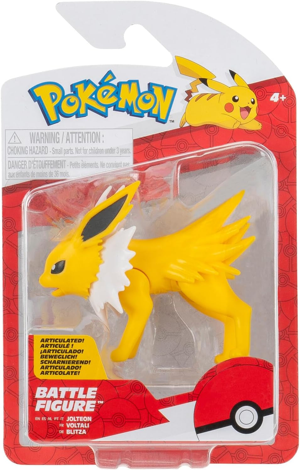 Pokémon PKW3574 - Battle Figure Pack - Blitza, officiel detaljeret figur, 7,5 cm actionfigurer Naty Shop Standardtitel