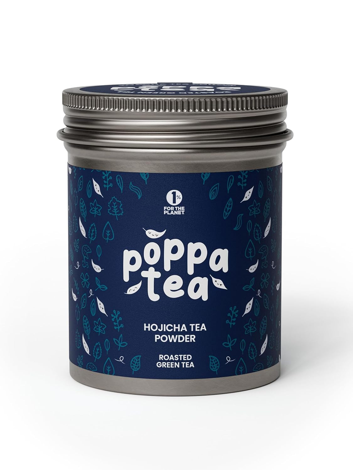 Poppatea Hojicha tepulver - ristet grøn te (50 g genopfyldningspose)
