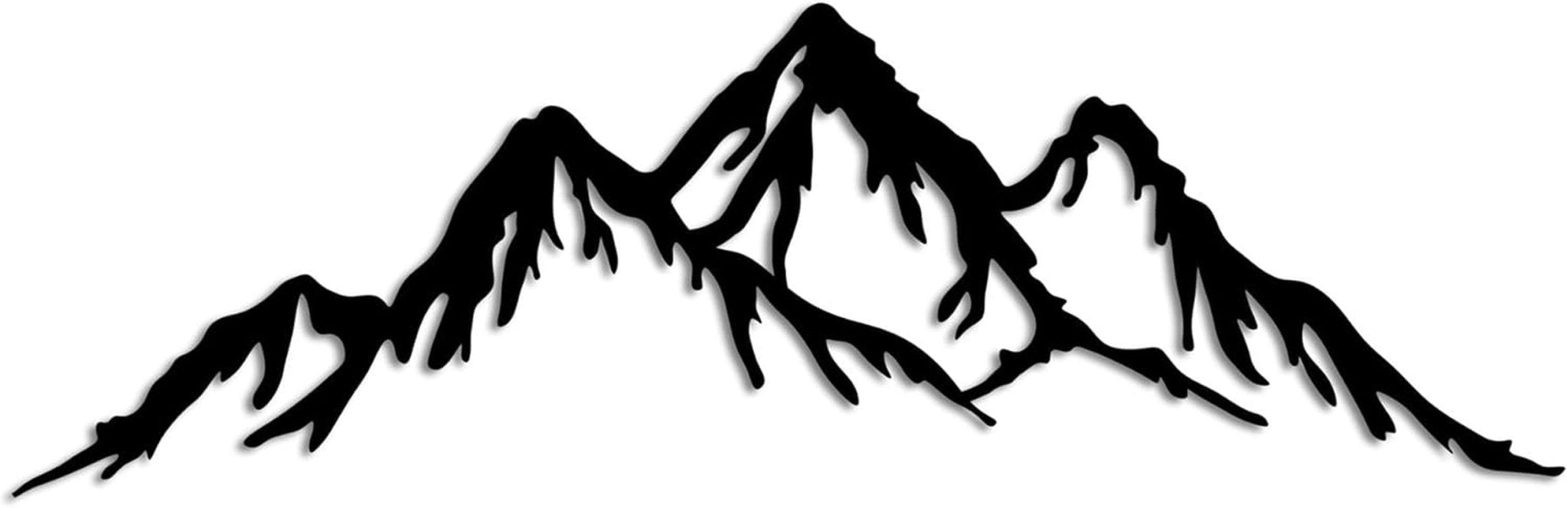 Elegant dekorativt vægtilbehør i sort metal, 70 x 22 cm | 100% metal (tykkelse 1,5 mm) | Nem vægmontering | Perfekt til en moderne dekoration Naty Shop statuetter og skulpturer