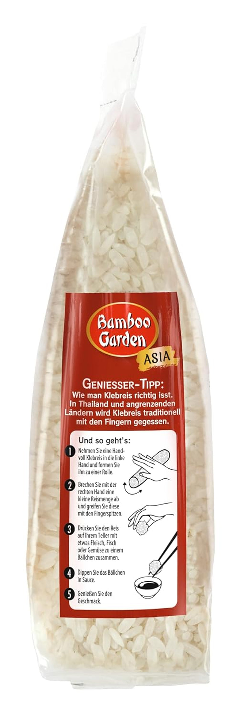Bamboo Garden - Sticky rice, 500g pr. pose