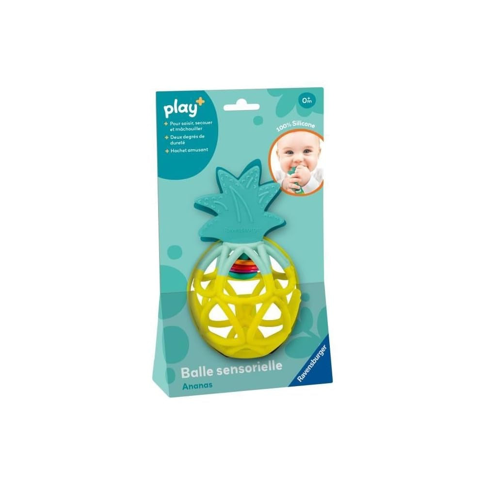 Ravensburger Play + 34013 Sansebold, ananas, legetøj til børn fra 6 måneder, fransk version Baby Toys Naty Shop