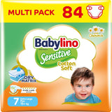 Bleer til sensitive babyer, str. 7, ekstra stor plus (+15 kg), 14 stk.