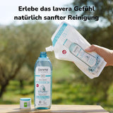 Lavera Care Basis Sensitiv 2 i 1, Shampoo og shower gel med økologisk aloe vera og vegetabilsk keratin, 250 ml Brusebad og bad Naty Shop