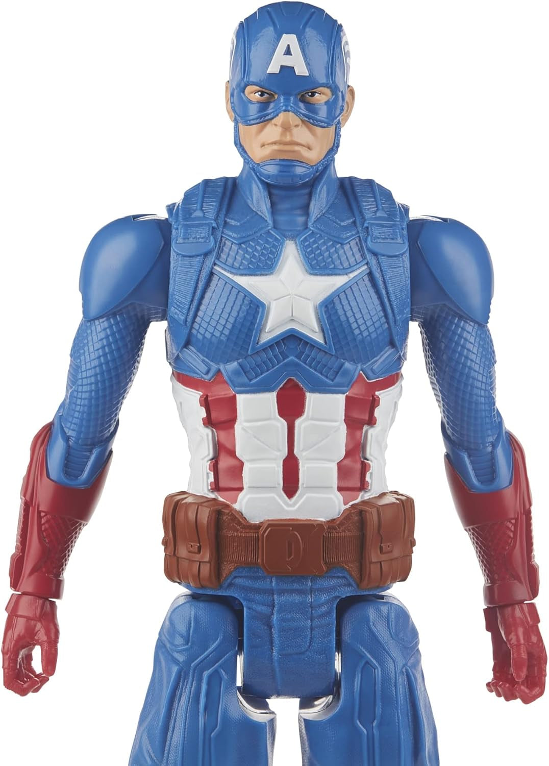 Marvel Avengers Titan Hero Series Blast Gear Captain America Action Figur 30 cm stort legetøj til 4+ år Blå Action Figurer Naty Shop