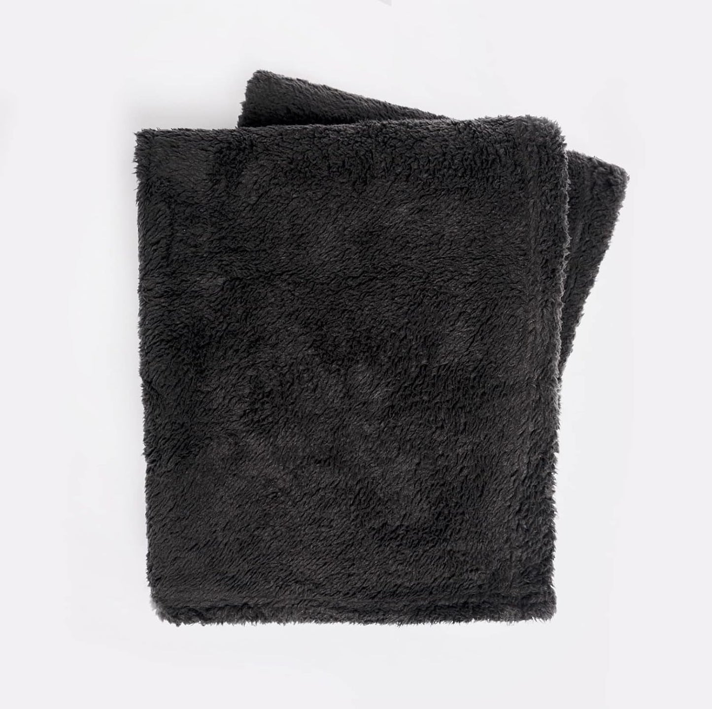 Brentford's Teddy Fleece Tæppe Stort Sengetæppe Plys Super Blød Varm Sovesofa Sengetæppe Sort - 150 X 200 Cm Senge og tæpper Besuche den Brentfords-Store