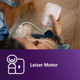 Philips Avent Elektrische Natural Motion Milchpumpe - Set Zum Abpumpen, Aufbewahren Und Füttern Inkl. Flaschen, Schnuller Und Becher (Modell SCD340/31) Mad og ammetilbehør Bebe Naty Shop