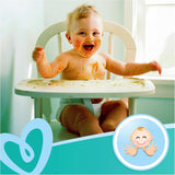Pampers Fresh Clean babyservietter 81688041, 3x52 stykker, (babyservietter, plastikpose, pige/dreng, turkis, hvid, Tyskland, 896,7 g)