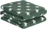 DREAMSCENE behageligt tæppe fluffy tæppe fleece tæppe - stue tæppe varmt vinter blødt, sofa tæppe, sofa tæppe, kramme tæppe børn, stue & kramme tæpper 120X150Cm, sofa plaid tæppe grå stjerner Senge og tæpper Besuche den DREAMSCENE-Store Skovgrøn 1500m X