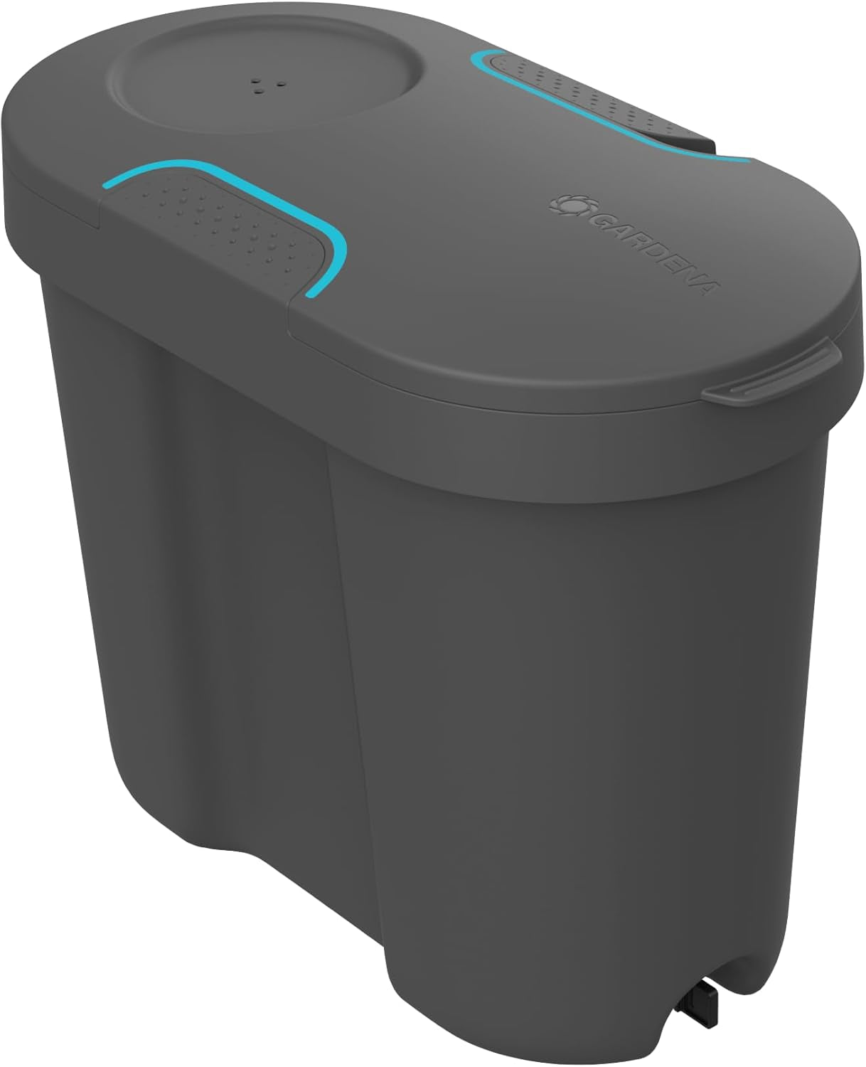 Gardena Vandtank: Vandtank til indendørs og udendørs brug, kan udvides med fordelerrør og stik, 10,5 l (13367-20), sort; turkis