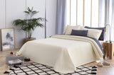 Todocama Fine Boutique sengetæppe med diamantmønster Forår Sommer Efterår Vinter 100% Ekstra blødt Microfiber Multifunktionelt Sengetæppe 105-200 X 260 cm Beige Senge og Tæpper Besuche den Todocama-Store Beige Cama 105 - 200X260Cm