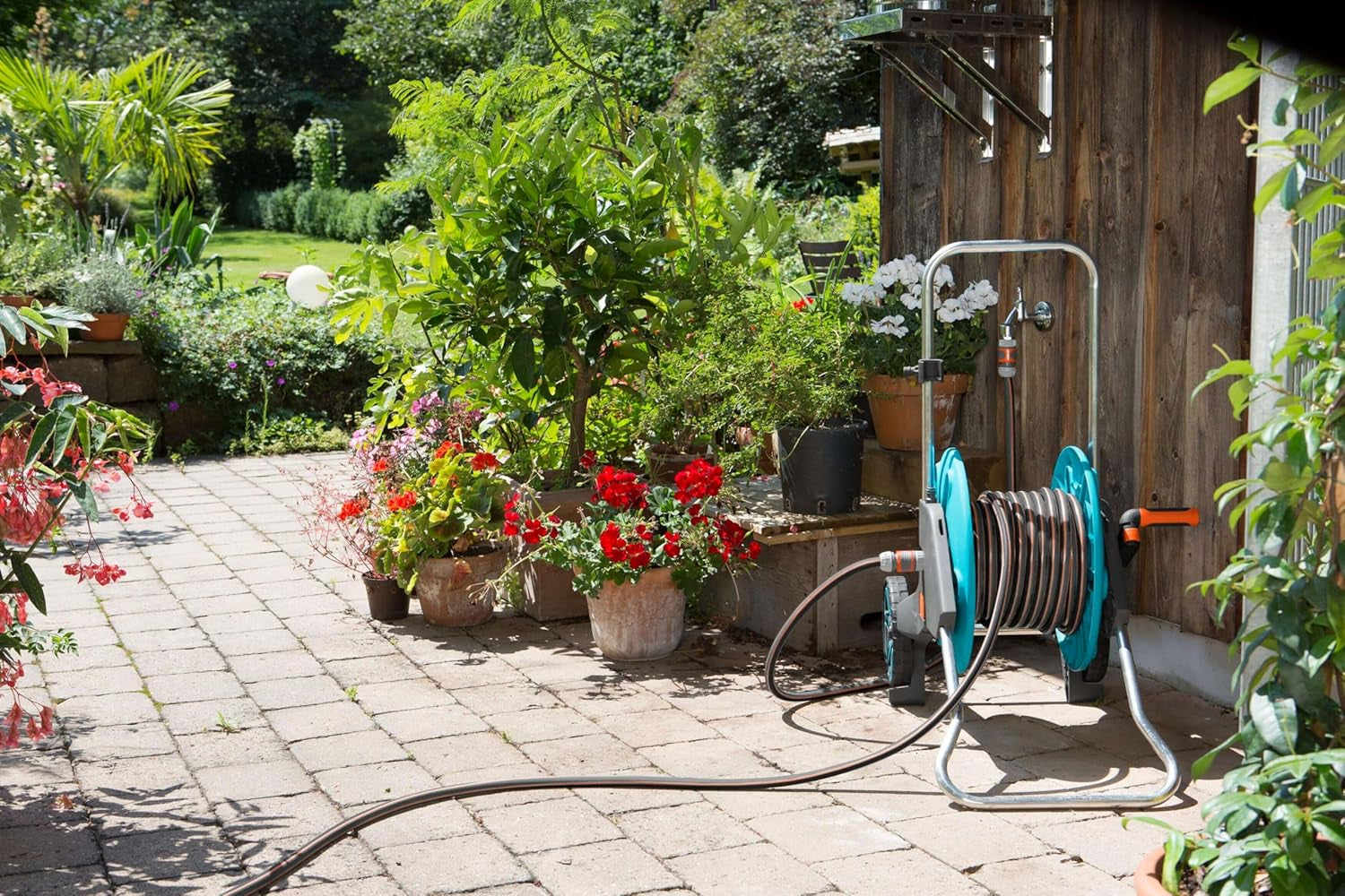 Gardena Comfort FLEX 19 mm (3/4 tommer) slange, 25 m: Fleksibel, formstabil haveslange med Power-Grip profil, lavet af højkvalitets spiralmateriale, 25 bar sprængtryk, uden systemkomponenter (18053-20)